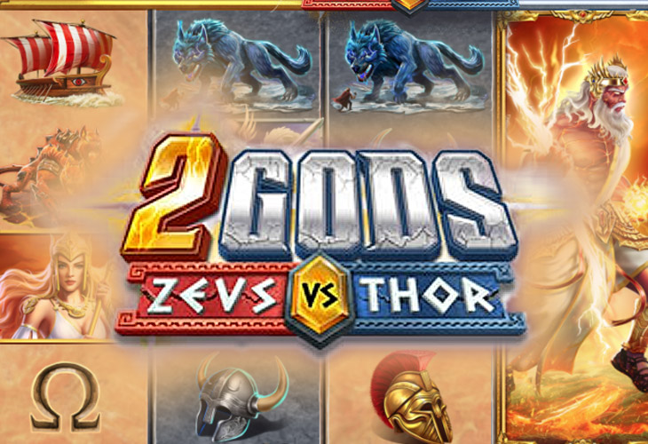 2 Gods Zeus vs Thor - 4ThePlayer slot at Jackpot Lounge Casino Casino